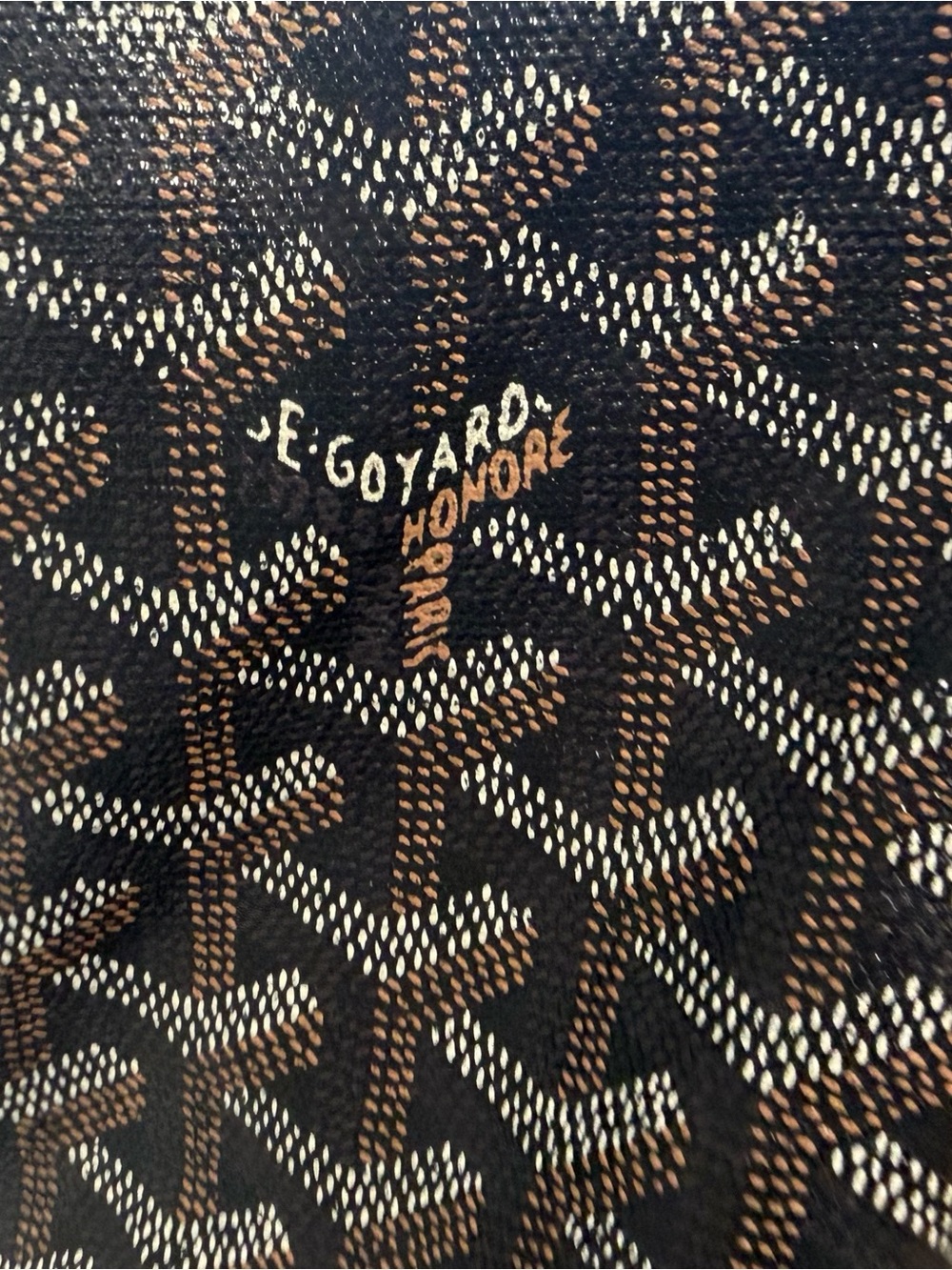 Authentic Goyard St Louis Tote Black with pouch - Picture 5 of 16